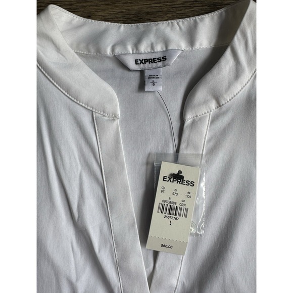 Lot of 4 Express Portofino Shirts Blouses Womens Large NWT/EUC - Picture 7 of 9